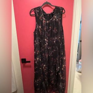 Vince Camuto Plus Size Floral Midi Dress